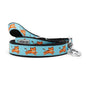 Tigers Dog Leash – Blue, Sizes S, L