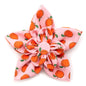Peachy Keen Dog Flower – Polyester, Peach, Sizes S, L