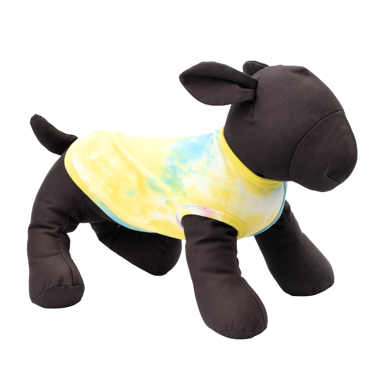 Tie Dye Dog Tank Top – Cotton, Multicolored, Sizes XS–XXL