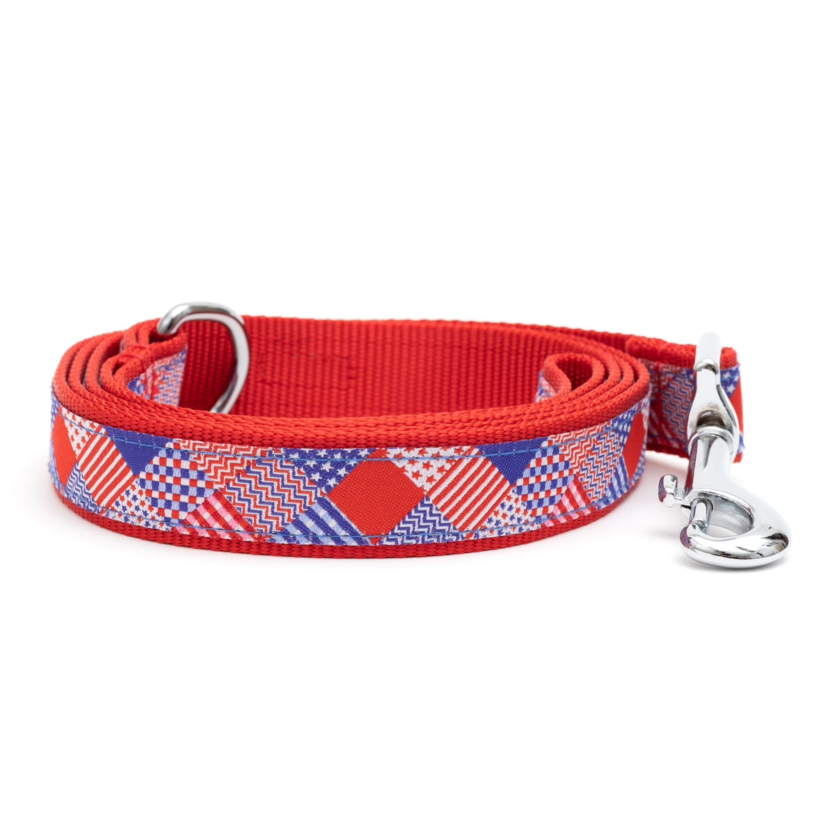 Americana Dog Leash – Red/White/Blue, Sizes S, L