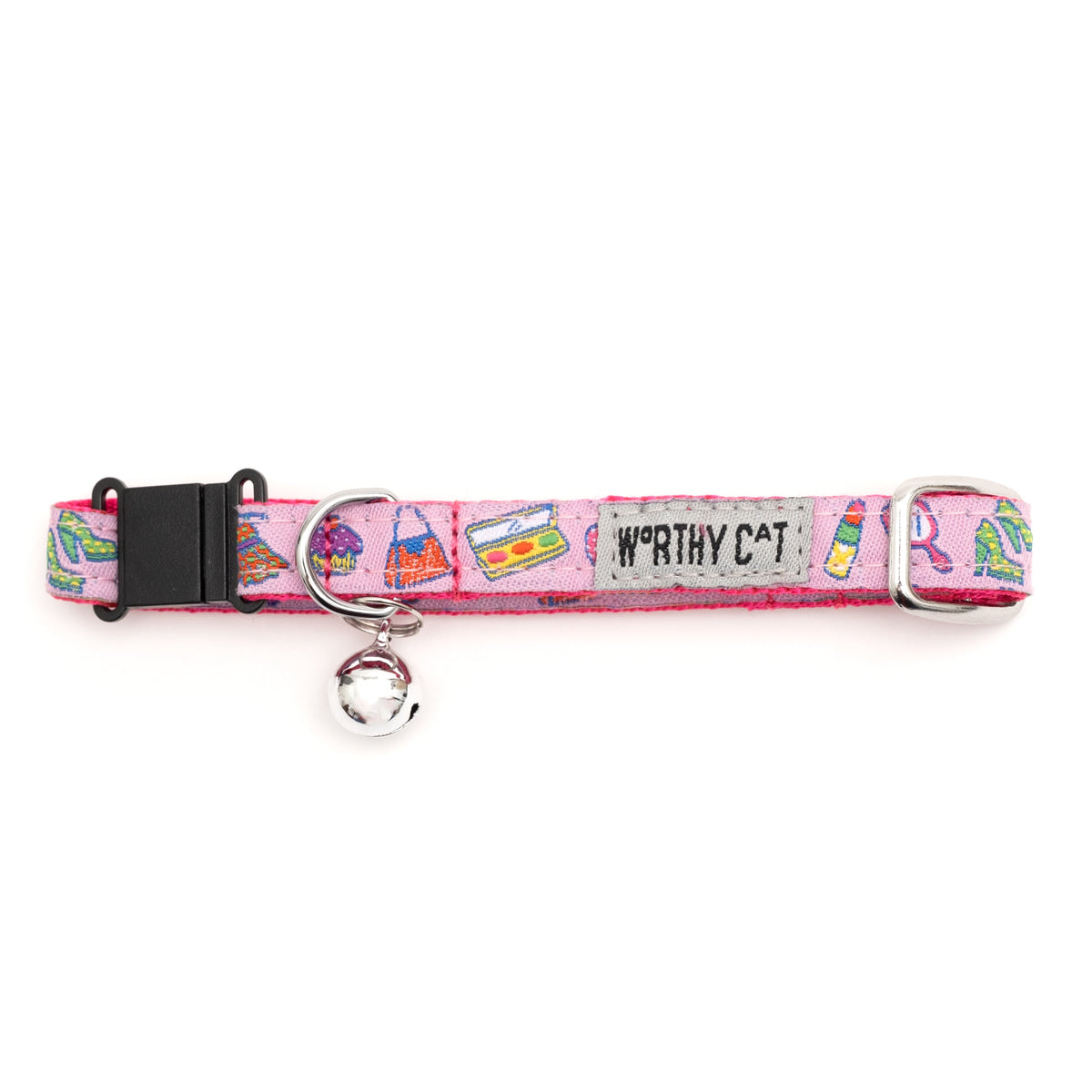 Fashionista Cat Collar – Pink, Size One Size