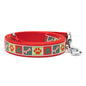 Good Tidings Dog Leash – Red/Green, Size L