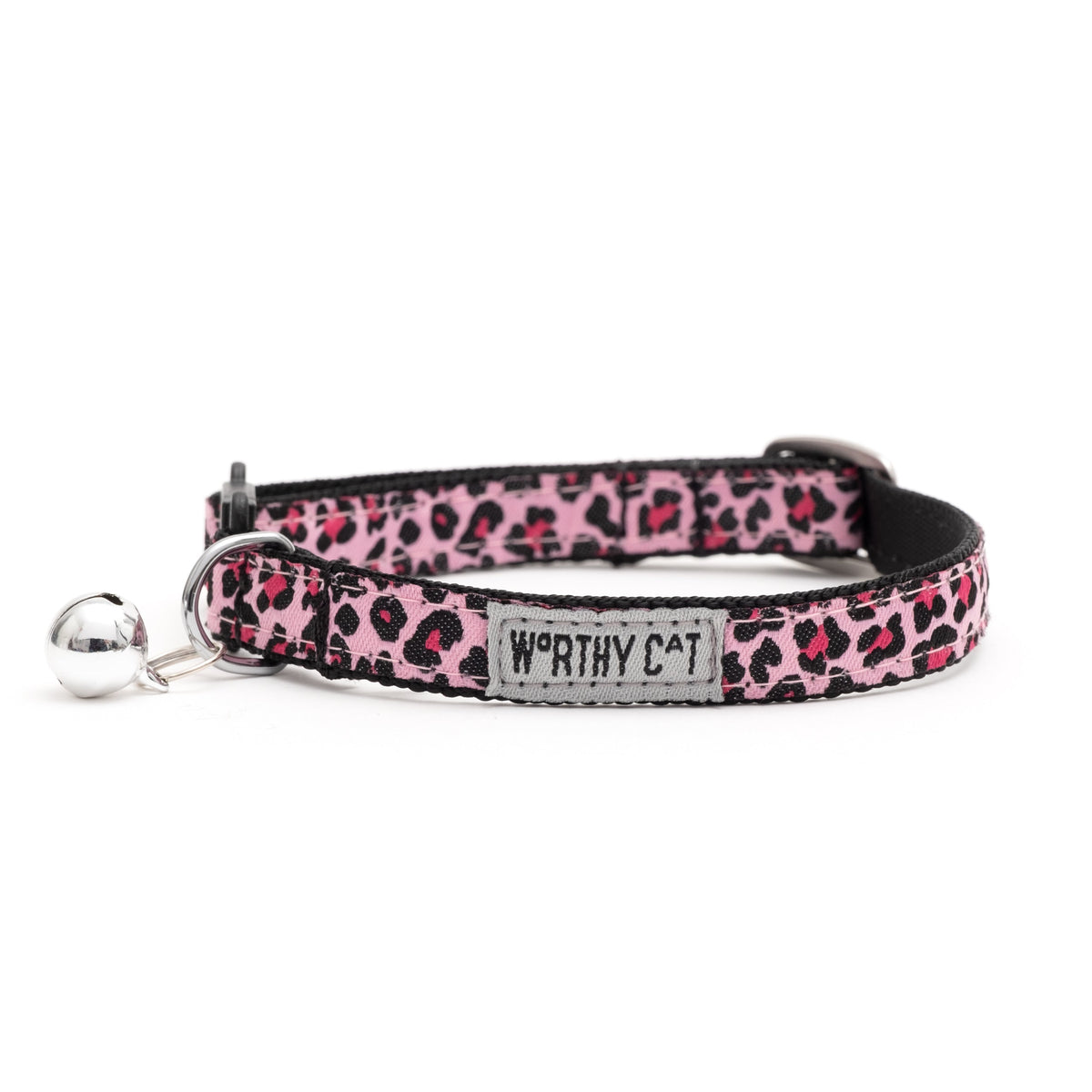 Leopard Cat Collar – Pink, Size One Size