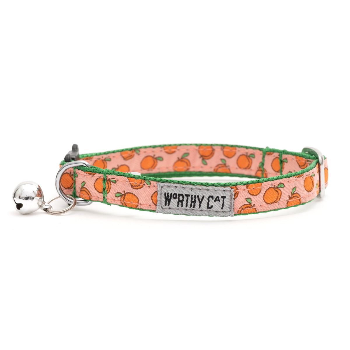 Peachy Keen Cat Collar – Peach, Size One Size