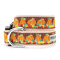 Pumpkin Patch Dog Collar – Brown, Sizes XS–XL
