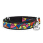 Stained Glass Dog Leash – Multicolored, Sizes S, L