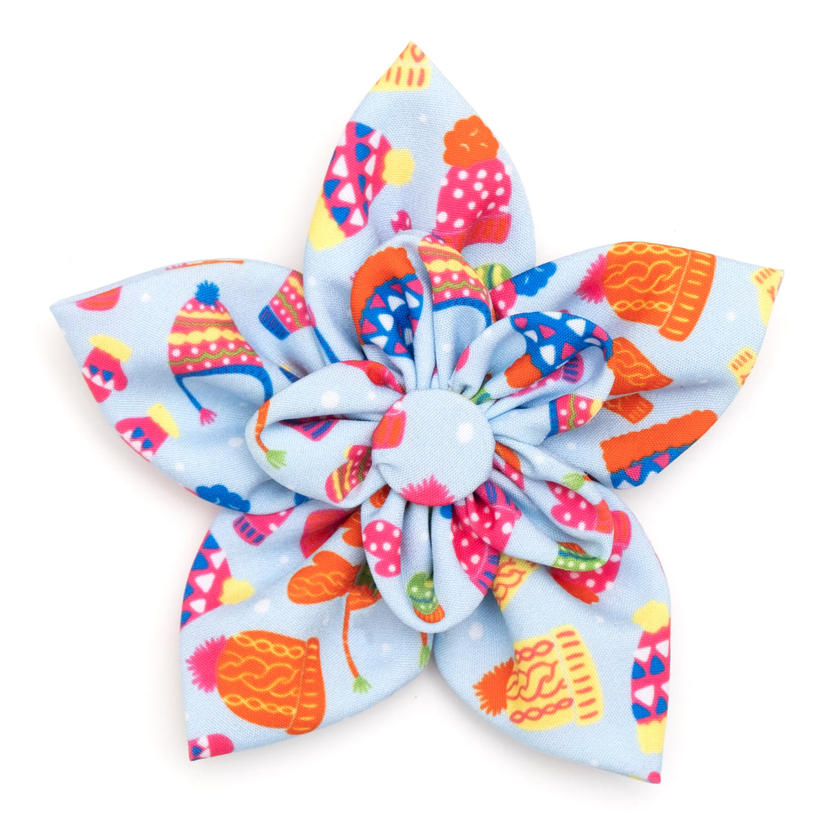 Brrrr! Dog Flower – Polyester, Blue, Sizes S, L