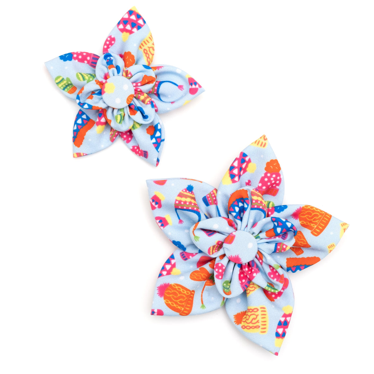 Brrrr! Dog Flower – Polyester, Blue, Sizes S, L