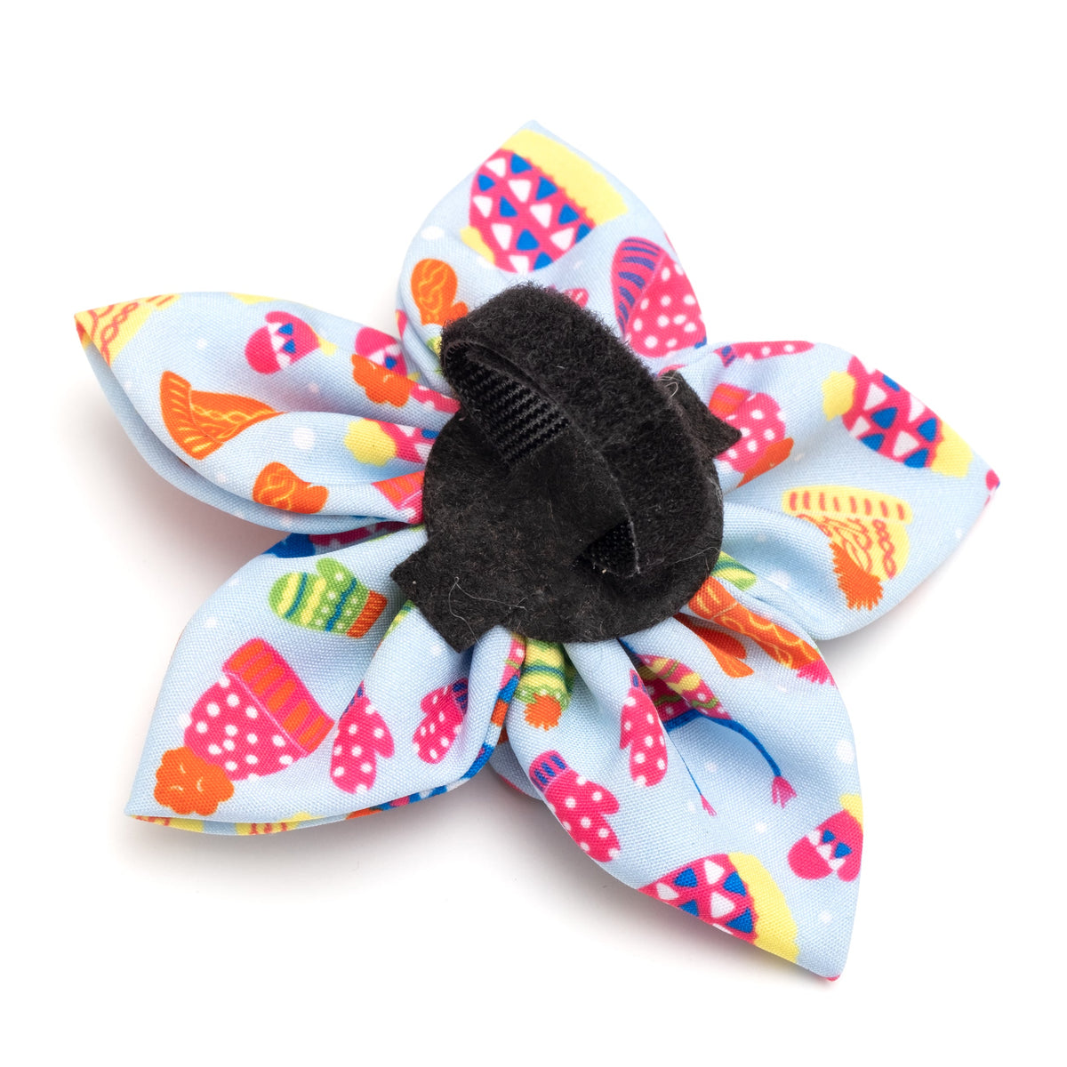Brrrr! Dog Flower – Polyester, Blue, Sizes S, L