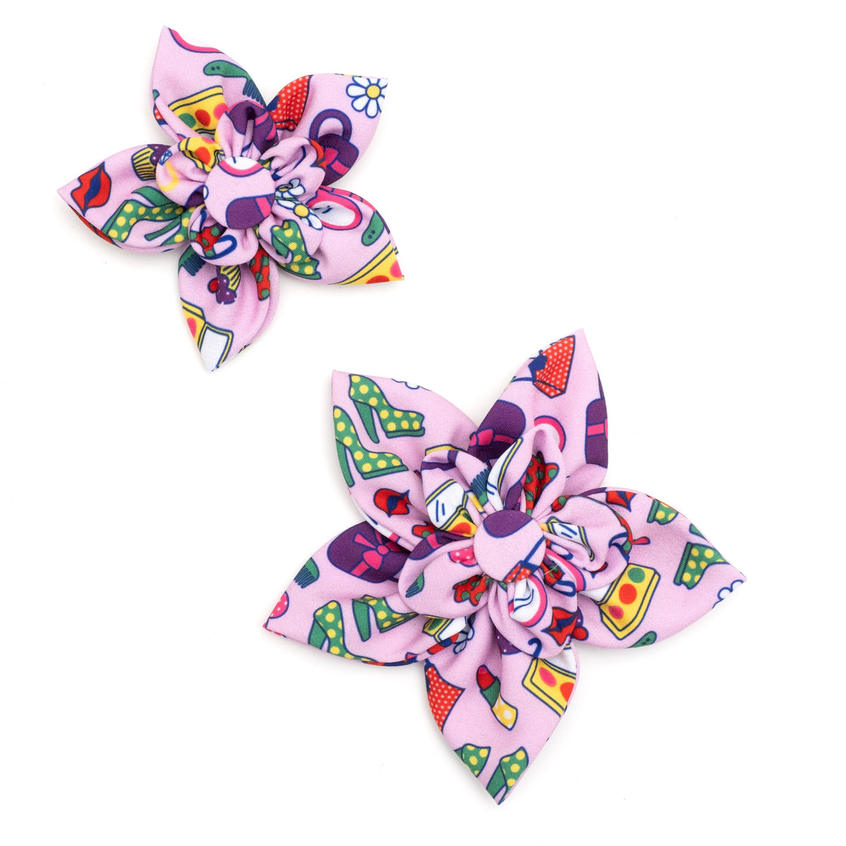 Fashionista Dog Flower – Polyester, Pink, Sizes S, L