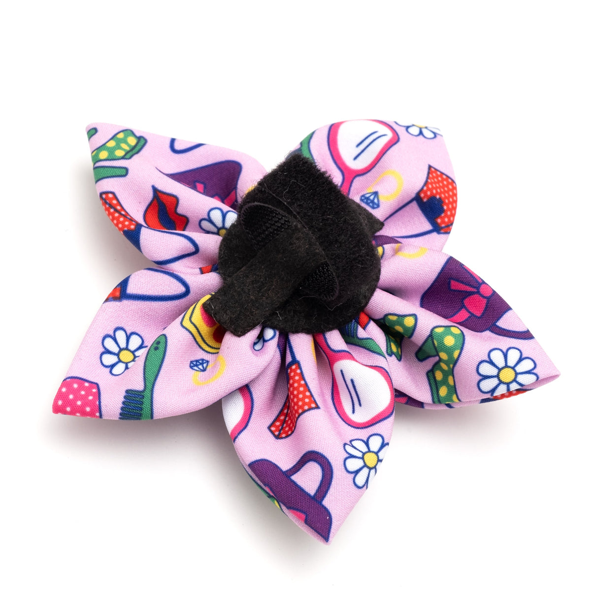 Fashionista Dog Flower – Polyester, Pink, Sizes S, L