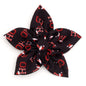 Ho Ho Ho Dog Flower – Polyester, Black, Sizes S, L
