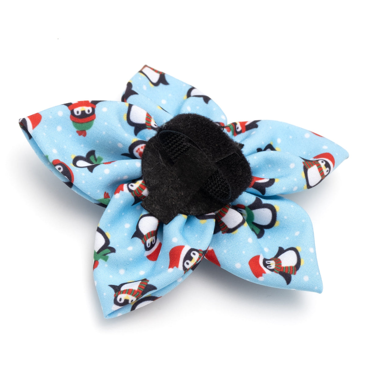 Penguins Dog Flower – Polyester, Blue, Sizes S, L