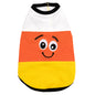 Candy Corn Dog Tank Top – Cotton, Multicolored, Sizes XS–XXL