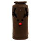 Reindeer Face Dog Sweater – Acrylic, Brown, Sizes XXS–XXL
