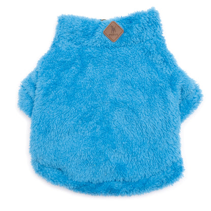 Solid Fleece Quarter Zip Dog Sweater – Polyester, 7 colours, Sizes XS–XXL
