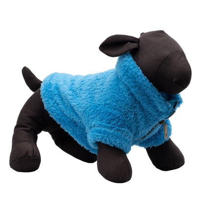 Solid Fleece Quarter Zip Dog Sweater – Polyester, 7 colours, Sizes XS–XXL