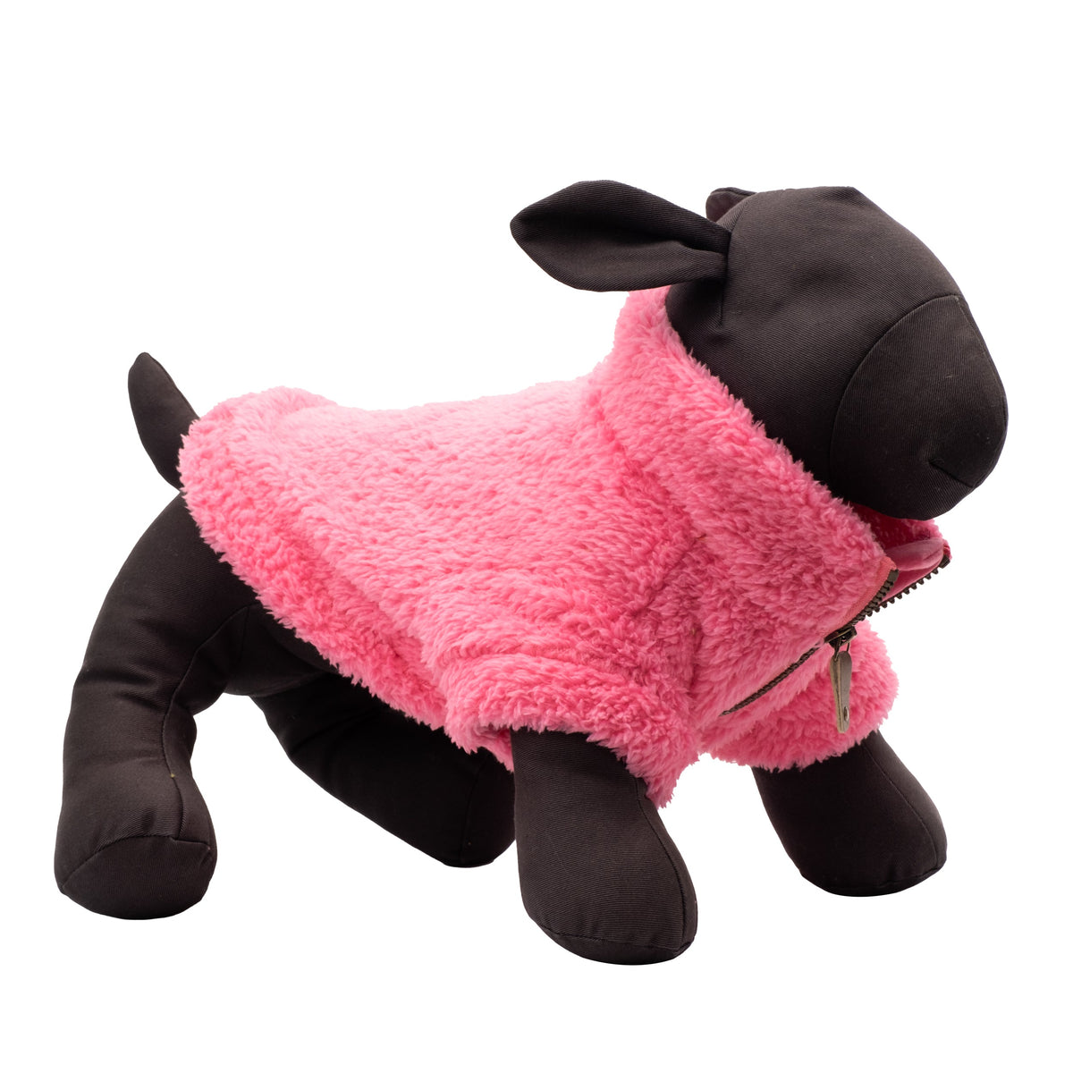 Solid Fleece Quarter Zip Dog Sweater – Polyester, 7 colours, Sizes XS–XXL
