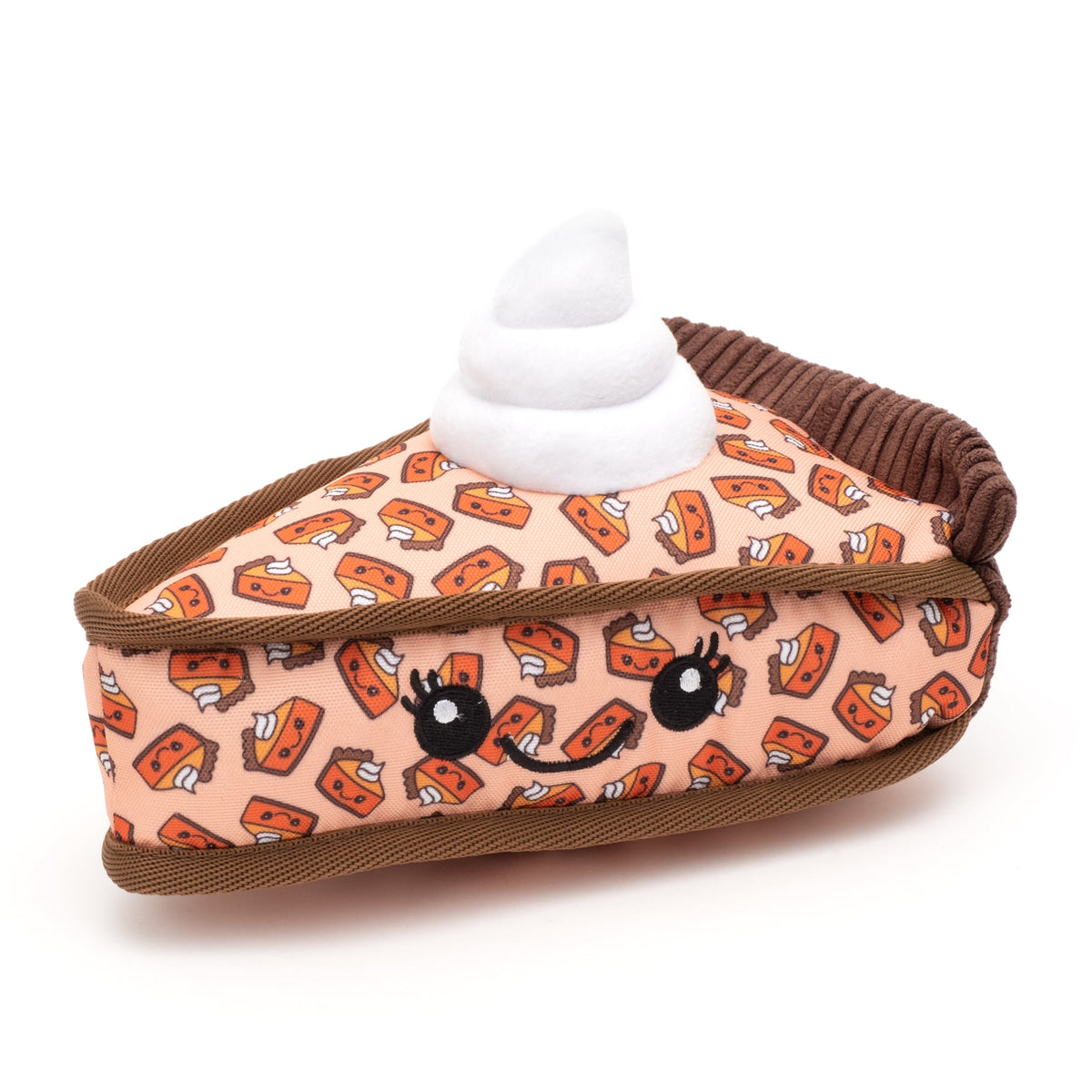 Pumpkin Pie Dog Toy – Peach, Sizes S, L