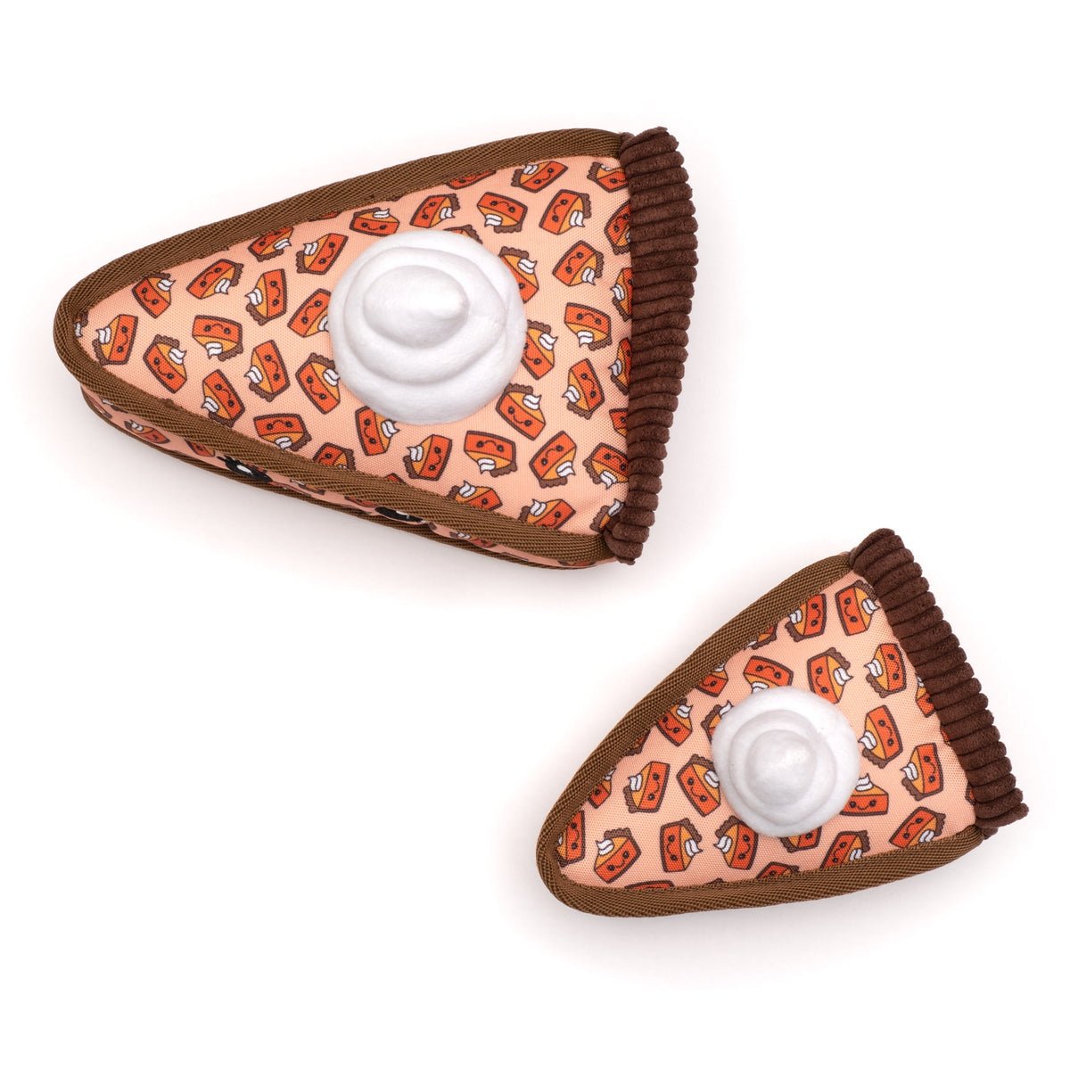 Pumpkin Pie Dog Toy – Peach, Sizes S, L