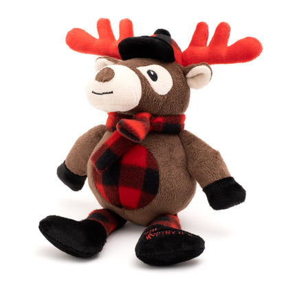 Happy Camper Moose Dog Toy – Brown, Size One Size