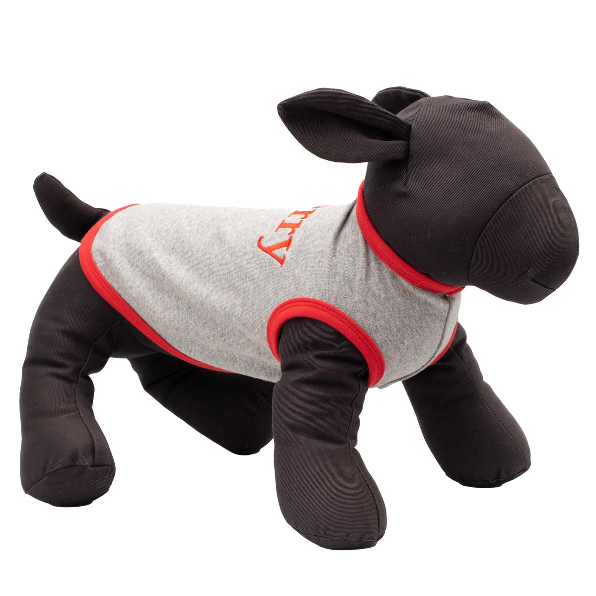 Merry Dog Tank Top – Cotton, Gray, Sizes XS–XXL