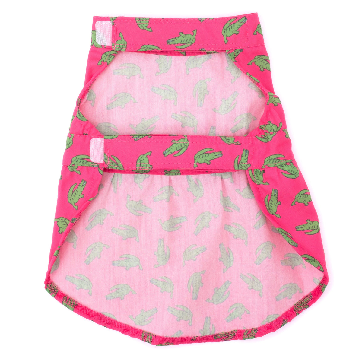 Al the Gator Dog Dress – Polyester, Pink, Sizes XS–XXL