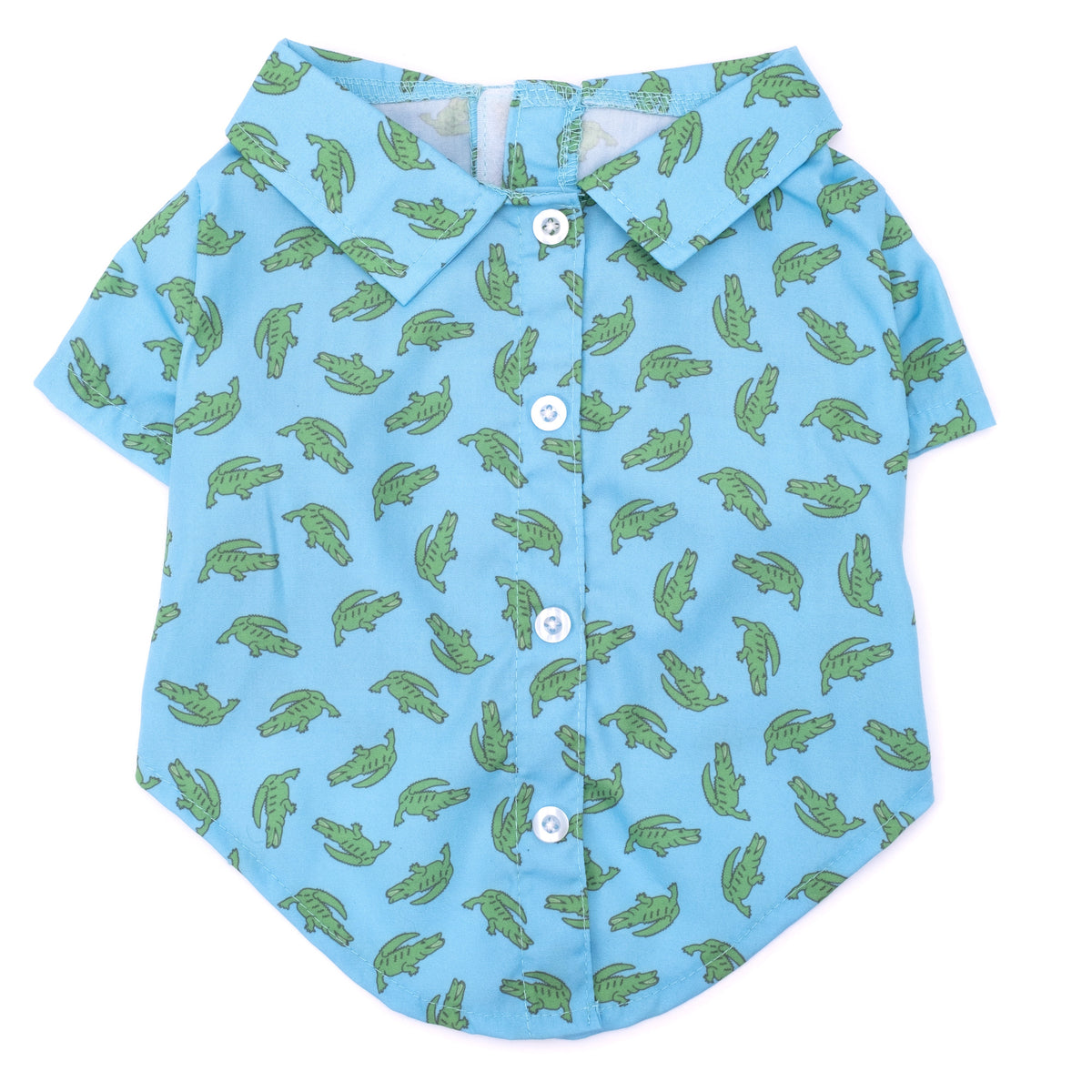 Al the Gator Dog Shirt – Polyester, Blue, Sizes XS–XXL