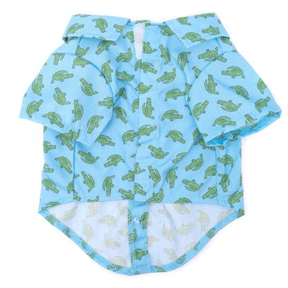 Al the Gator Dog Shirt – Polyester, Blue, Sizes XS–XXL