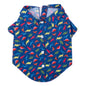 Dino Dog Shirt – Polyester, Navy, Sizes XS–XXL