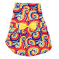Kaleidoscope Dog Dress – Polyester, Multicolored, Sizes XS–XXL