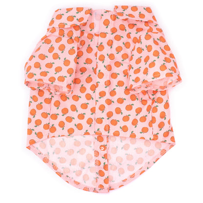 Peachy Keen Dog Shirt – Polyester, Peach, Sizes XS–XXL