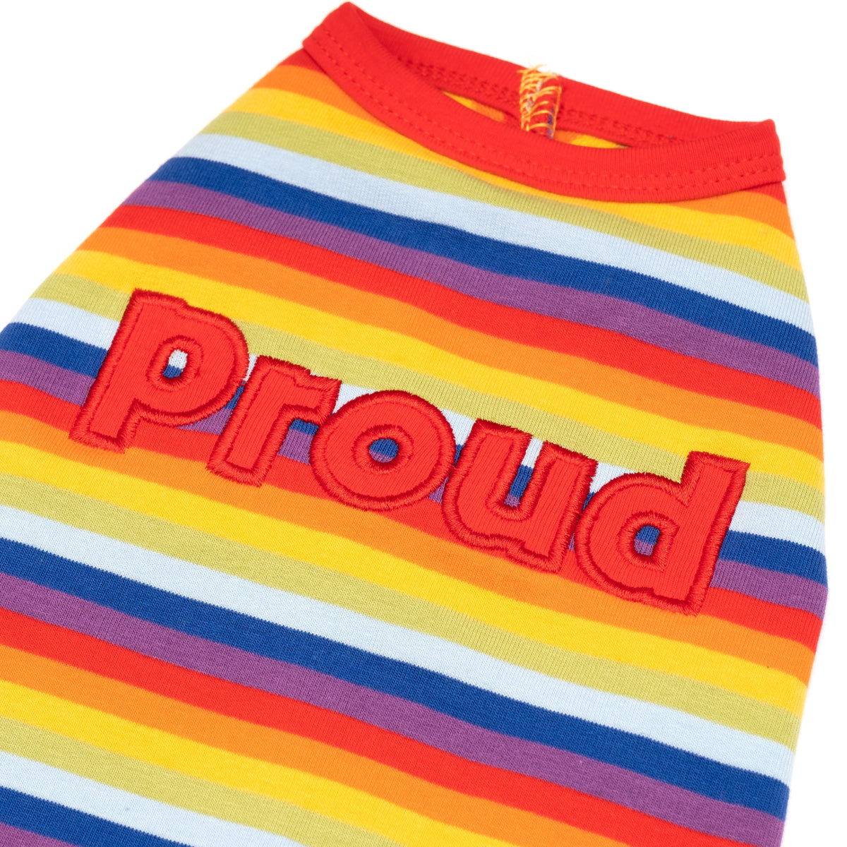 Proud Dog Tank Top – Cotton, Multicolored, Sizes XS–XXL