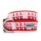 Cupid Gnome Dog Collar – Red, Sizes XS–XL