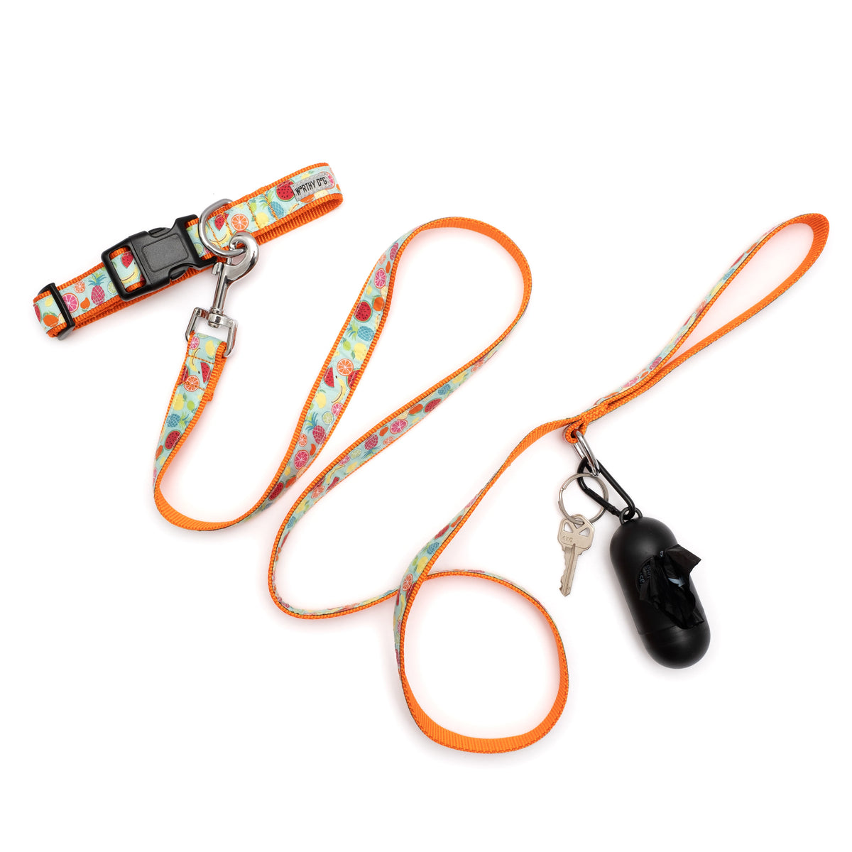 Tutti Frutti Dog Leash – Blue, Sizes S, L