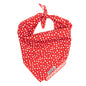 Cupid Dog Bandana – Polyester, Red, Sizes S, L
