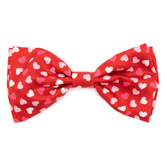 Cupid Dog Bow Tie – Polyester, Red, Sizes S, L