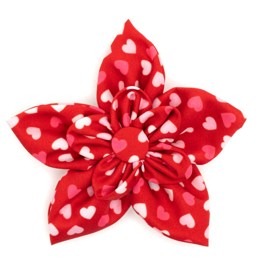 Cupid Dog Flower – Polyester, Red, Sizes S, L