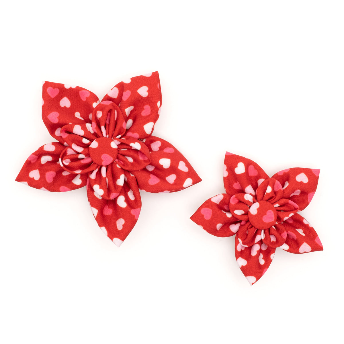 Cupid Dog Flower – Polyester, Red, Sizes S, L