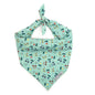 Golf Dog Bandana – Polyester, Green, Sizes S, L