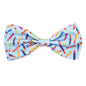It's My Birthday Dog Bow Tie – Polyester, Blue, Sizes S, L