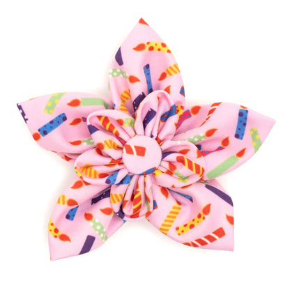 It's My Birthday Dog Flower – Polyester, Pink, Sizes S, L