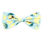 Lemons Dog Bow Tie – Polyester, Mint Green, Sizes S, L