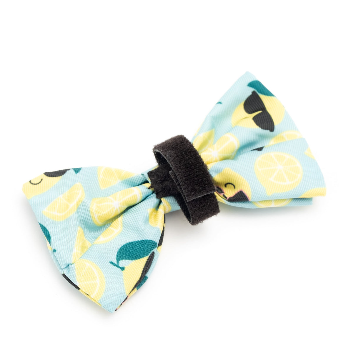Lemons Dog Bow Tie – Polyester, Mint Green, Sizes S, L