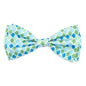 Mermaid Dog Bow Tie – Polyester, Blue, Sizes S, L