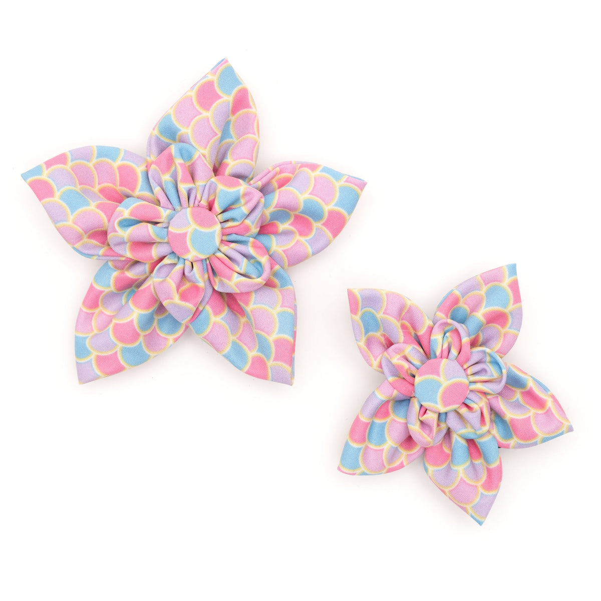 Mermaid Dog Flower – Polyester, Pink, Sizes S, L