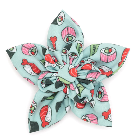Sushi Dog Flower – Polyester, Mint Green, Sizes S, L