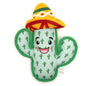 Green Cactus Squeaky Dog Toy in green, main product view