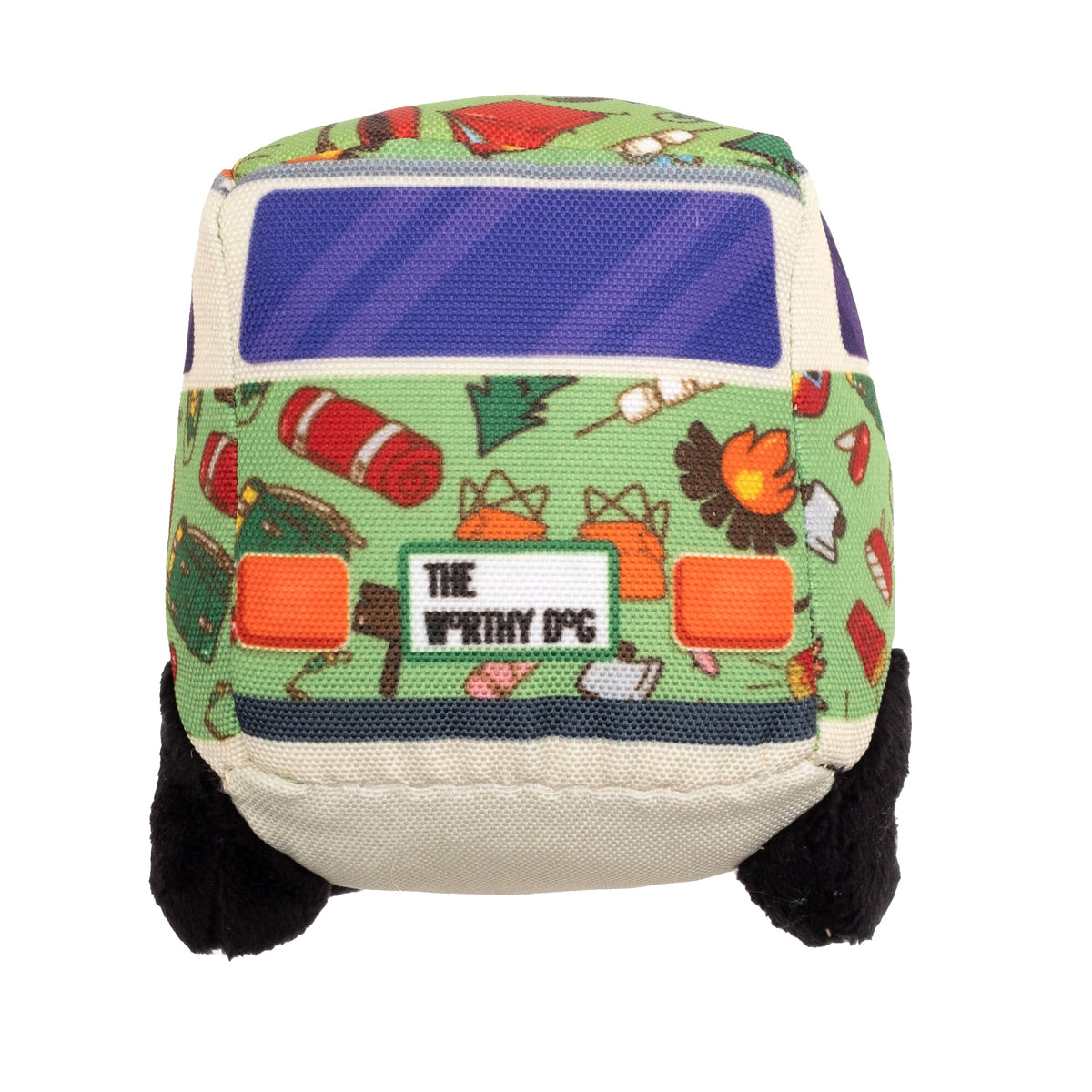Happy Camper Dog Toy – Multicolored, Size One Size