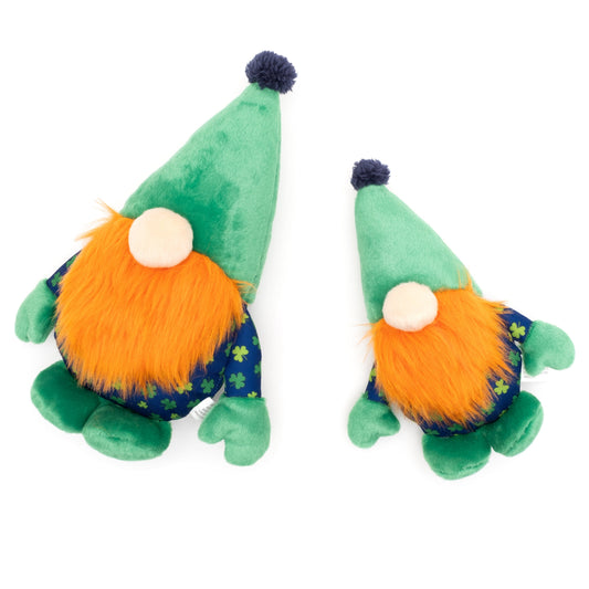 Luck O' the Irish Gnome Dog Toy – Green, Sizes S, L